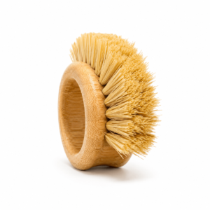 Circular Bamboo Dish Brush